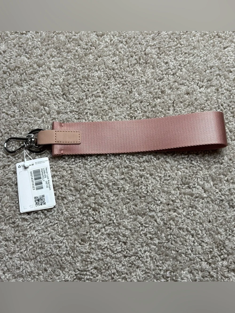 Lululemon Never Lost Keychain